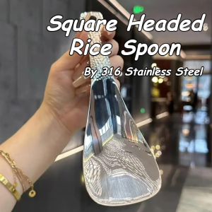 316 Stainless Steel Rice Spoon 20cm Extra Thick Rice Non-stick Cooker Shovel Household Rice Scoop