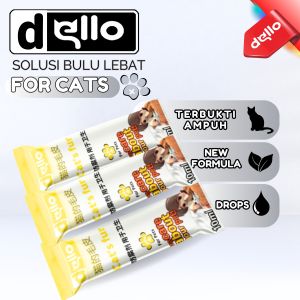Vitamin Bulu Kucing Obat Penumbuh Dan Pelebat Bulu Anabul Solusi Anti Rontok Vitamin Nutirisi Memberikan Kilau Alami Yang Sehat Pada Bulu DELLO FOR CAT
