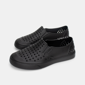 Giày nhựa lỗ mới nam nữ đi mưa đi biển Urban Chất liệu Eva siêu nhẹ chống nước giá tốt - Đen