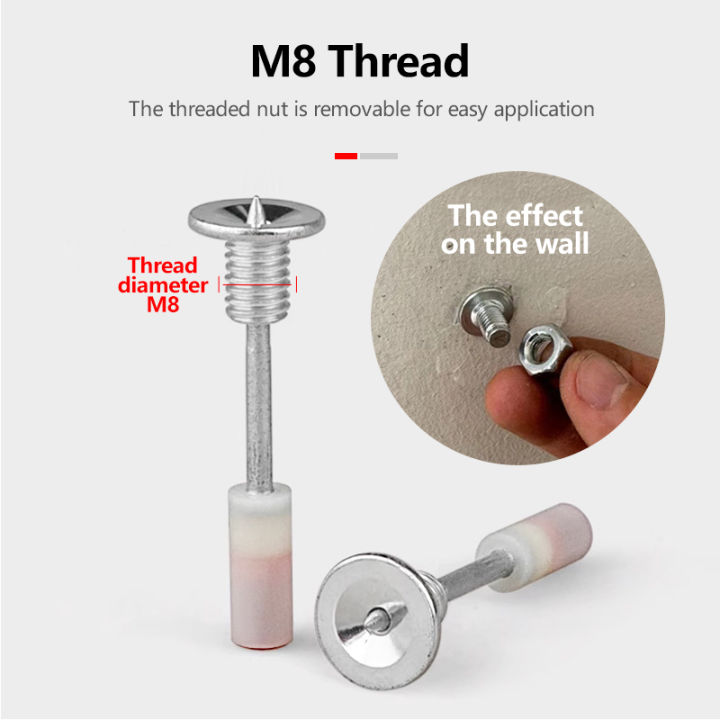 MIFFY Threaded Nail for Nail Gun Mini M8 Thread Integrated Nail Gun ...