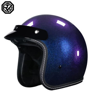 2025 couple retro 3/4 motorcycle helmet cascos para motos small helmet body personalized semi covered helmet casco moto