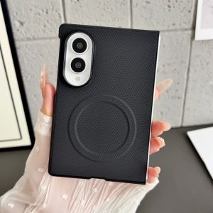 For Samsung Galaxy Z Fold 8 Case Luxury PU Skin MagSafe Protective Back Cover Case For Z Fold 8 Ultra Phone Shell
