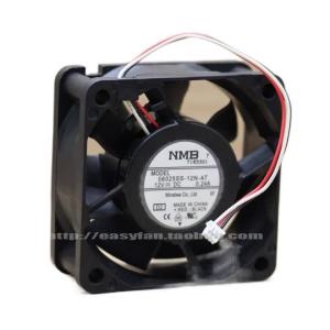 60mm Fan for NMB 06025SS-12N-AT 60mm 12V Cooling Fan 3-Pin 0.24A 4700RPM High Airflow 6025 Fan for PC Server