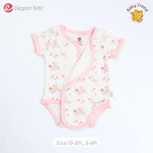 Elegant Kids บอดี้สูทผ้าดูด ชุดผ้าแปะเด็กแรกเกิด 0-6 เดือน ผ้าคอตตอน สวมง่าย ใส่สบาย