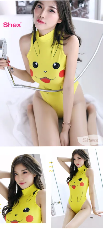 Pikachu Swimsuit Women Cosplay Pikachu Costumes Erotic Lingerie Sexy  Swimwear by Shex Bodysuits & Corsets Freesize Swimwear Red Purple Yellow  Pikachu Swimsuit - Lazada | Lazada PH