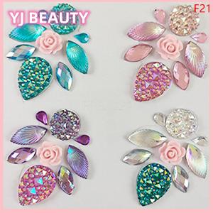 🔥🔥🔥yaojun 3D Face Tattoo Jewels Stickers Shiny Face Decoration Sticker Body Art Decoration Stage Makeup Decoration Tool