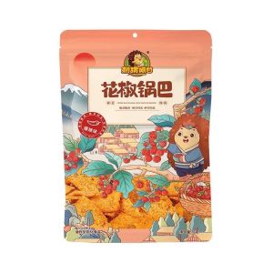 现货MY 刺猬阿甘-花椒锅巴-爆辣味/花椒味 75克 CIWEIAGAN-Pepper Crispy Rice-Spicy Flavor/Sichuan Pepper Flavor 75G