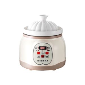 Fully Automatic Fast Electric Stewpot Health Cooker Household Casserole Ceramic Porridge Electric Sand Soup PotElectric Stew Pot Congee Pot Baby Food Soup Pot