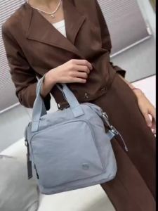 HANKE Crossbody Sling Bag with Handle Waterproof Nylon Office Travel Womens Bag