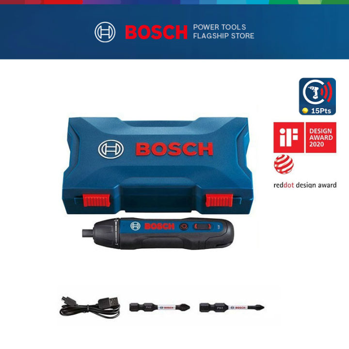 BOSCH GO SOLO Smart Screwdriver with 2pcs Screwdriver Bits