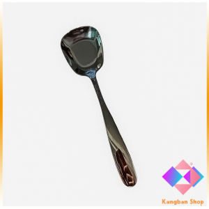 KANGBAN ช้อนสแตนเลส ที่ตักไอศครีมสีเงิน ตักข้าว ขนม หรือใช้แบ่งอาหาร Stainless steel spoon