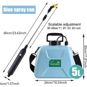 5L Electric Sprayer Garden Automatic Atomization USB Rechargeable Plant Sprayer Bottle Sprinkler Watering Can Garden Irrigation
