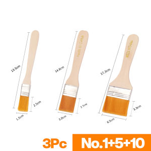 Nylon Paint Brush Wooden Handle Painting BrushesOil painting brush/BBQ brush/Watercolor Oil Painting brush art supplies