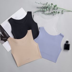 JANEST Women Seamless Pullover Chest Binder High Compression Firm Fit Non‑Slip