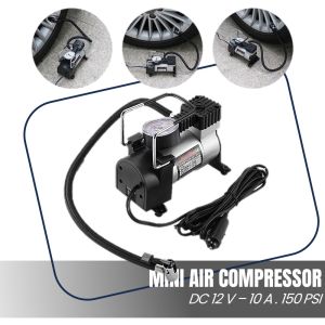 Kompresor Angin Listrik Mini Portable DC 12V 150 PSI