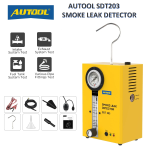 AUTOOL SDT203 Car Smoke Leak Detector Diagnostic Tool EVAP Analyzer 12V