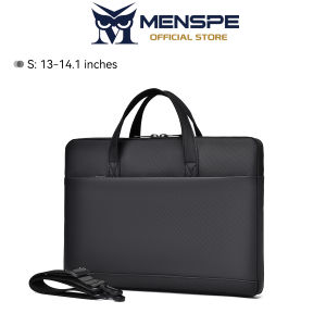 MENSPE Business Laptop Bag Fashion Shoulder Bag Portable Cross Body Bag Waterproof Messenger Bag Large Capacity Handbag Bag Lightweight Casual Bag Leisure Street Bag Suitable For 14/16-inches Laptops