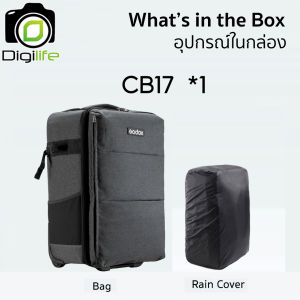 Godox Bag CB17 Trolley Bag & BackPack For Camera Flash LED Laptop Accessories กระเป๋าเป้ ล้อลาก กล้อง และ อุปกรณ์ - Digilife