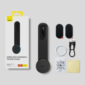 Baseus 15W Magnetic Wireless Charger Charging Pad Car Mount for Center Control Screen Dashboard for iPhone 15 14 13 12 Pro Max