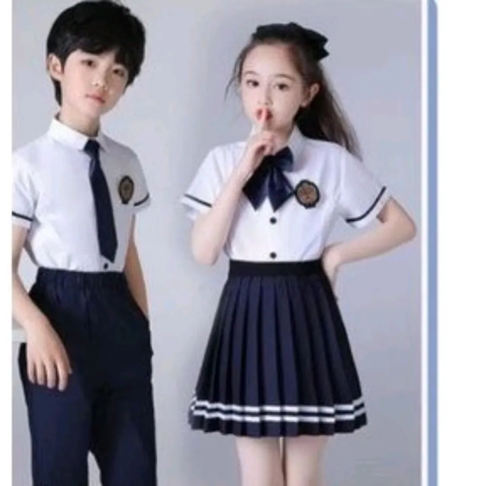 Váy Đồng Phục Học Sinh Cấp 1 Cho Bé Gái 9-37Kg, Đầm Học Sinh Cấp 1 Đi Học Đi  Chơi Cho Bé Gái HANNAH KIDS | Shopee Việt Nam