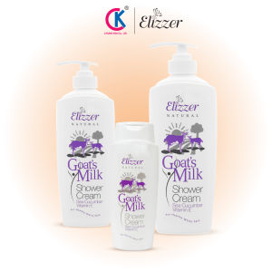 Sữa tắm dưỡng sáng da Elizzer chiết xuất sữa dê cấp ẩm sâu 1000ml