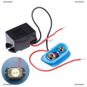 [COD] livestwef Mechanical buzzer 9V with lead vibrating buzzer 22x16x14mm with battery holder