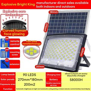 Split Solar Wall Light 106LED Super Bright Motion Sensor Weatherproof