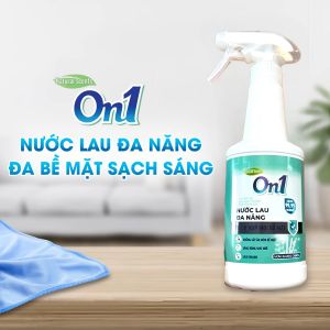 Nước Lau Đa Năng On1 500ml – Diệt Khuẩn 99.9% | Gốc Thực Vật | Lau Mọi Bề Mặt: Bếp Kính Inox Gỗ