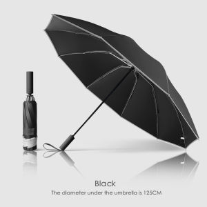 Automatic reverse umbrella full-automatic big umbrella folding portable anti-ultraviolet wind-proof strong wind-resistant frame
