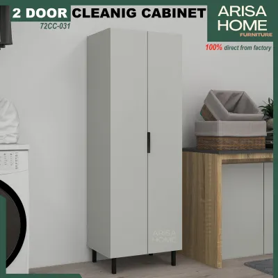 ArisaHome Cleaning Cabinet 2 Door / Kitchen Cabinet / Multi Purpose Cabinet / Storage Cabinet / Almari Dapur