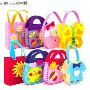 WP💓💛💖 8Pcs Kids Sewing Kit DIY Felt Sewing Kits Preschool Educational Toys Craft Felt With Safety Needle For Boys Girls Beginners