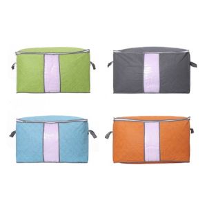 Bayar Di Tempat - Tempat Penyimpanan Bed Cover Storage Box Organizer / Storage Box Bag Organizer Tempat Penyimpanan Pakaian dan Selimut