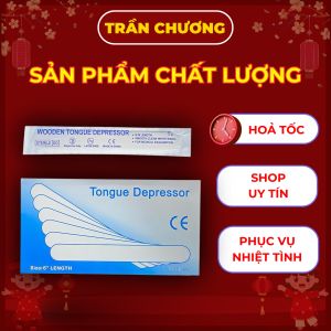 Que lấy dưỡng vaseline -  Que đè lưỡi gỗ y tế – Tiệt trùng an toàn đa năng sử dụng tiện lợi