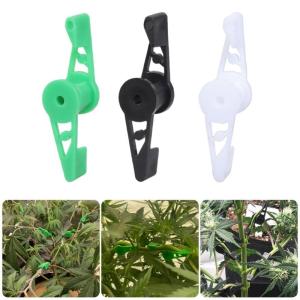 30Pcs Căng Thẳng Thấp Đào Tạo Nhà Máy Clip Có Thể Điều Chỉnh Thân Cây Benders Cho Trong Nhà Ngoài Trời Nhà Máy Bền Nhựa dụng cụ làm vườn