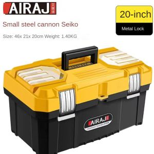 Arezer Toolbox three-layer folding multi-functional storage box Automotive household electrician hardware storage box