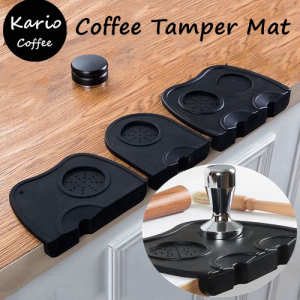 Coffee Tamper Mat Pad Espresso Mat Silicone Irregular Holder Pressed Powder Mat Coffee Corner Anti-slip [SG Ready]