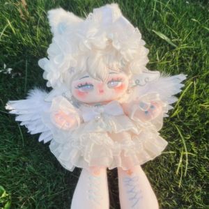 BEIBEI Lovely Wing Cotton Doll Plush Stuffed Soft Idol Plush Doll Wing Cute Kawaii Cotton Doll‘s Cloth Cotton Stuffed Doll