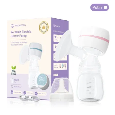 (Warranty) Mocababy Pompa ASI Elektrik Paket Hemat Ibu Baru Bebas Bau & Aman Hisap Kuat Tanpa Kabel Otomatis Portabel Pompa Asi 180ML Breast Pump BPA Free BF01