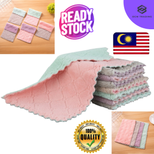 Absorbent Dish Cloth Washing Towel Oily Wipe Table Towel Household Kitchen Cleaning Supplies