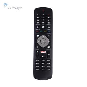 Y LifeStyle อะไหล่รีโมทคอนโทรลสำหรับทีวีที่มี398GR08B HOF16H303GPD24 Netflix