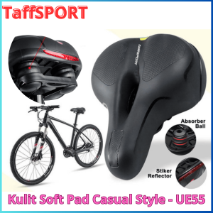 COD TaffSPORT Jok Sadel Sepeda Gunung super empuk bmx Kulit Soft Pad Casual Style UE55