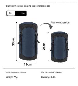 Compression Bag for Sleeping Bag Outdoor Down Jacket Clothing Pouch Waterproof Storage Pack for Travel Hiking Camping Equipment