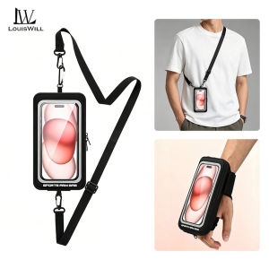LouisWill Sports Arm Bag Waterproof Bag Multi-functional Bag Portable Wrist Bag Multi-functional Wrist Bag Phone Armband Bag Running Wrist Pack