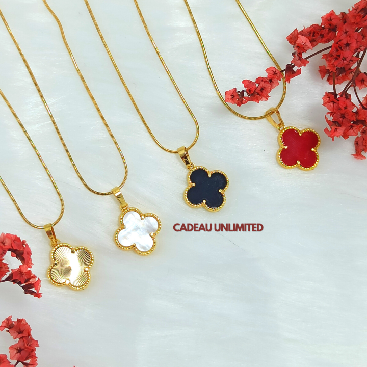 Colorful Four Leaf Clover Four Leaf Clover Necklace For Women And Men  Designer Hiphop Jewelry With Elegant Chain ZB002 F23 From Hgldhgate, $9.25  | DHgate.Com