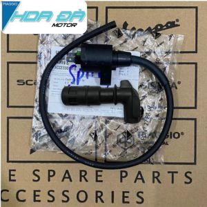 Dây Cao Áp/ Dây Mô Bin Piaggio Vespa 3v/3vIget Chính Hãng: Vespa Lx Lxv S Sprint Primavera Liberty...