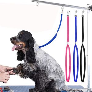 NOONOOR Nylon Pet Grooming Restraint Rope Solid Color Adjustable Dog Grooming Leash Convenient Lightweight Pet Fixed Rope Dog Grooming Use