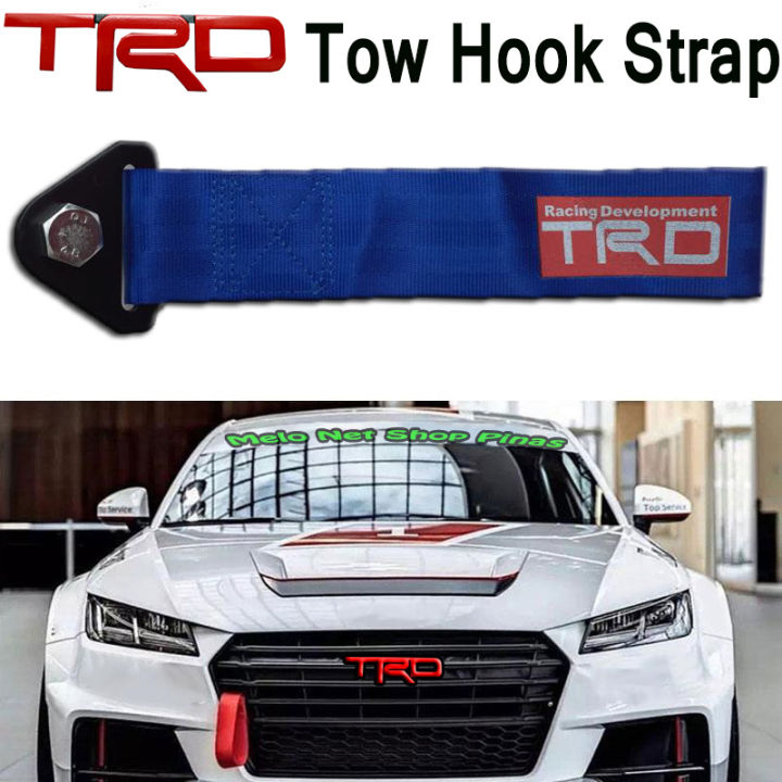 JDM TRD High Strength Tow Strap Front or Rear Bumper Towing Hook Blue –  MAKOTO_JDM