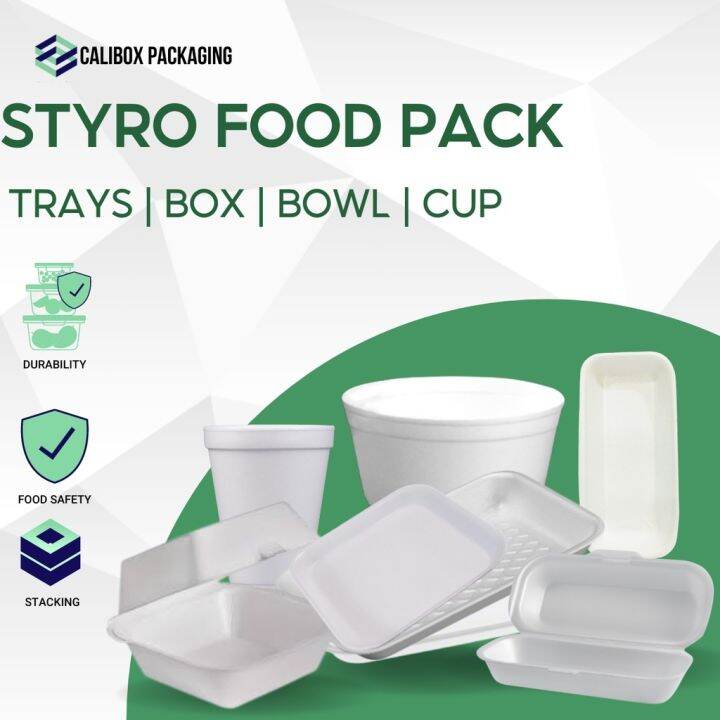 Hot Xuv Ph Calibox Packaging Styrofoam Meal Box Styro Food Tray Lazada Ph