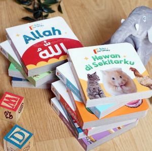 Family Boardbook Perpustakaan Pertamaku Grow The Seed / Mini Boardbook Fisrt Islamic Word / Buku Anak Kekinian / Boardbook / Buku Anak Kekinian