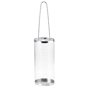 Stainless Steel Rolling Grilling Basket Camping Outdoor Barbecue Cage for Outdoor Grilling Enhancing Cooking Experience